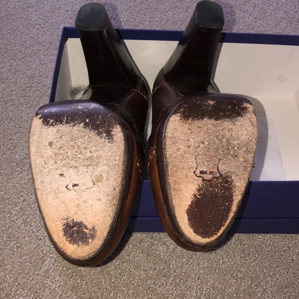 Stuart Weitzman Brown Mary Janes - Picture 5 of 6